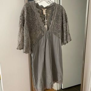 Goldhawk embroidered lace tunic